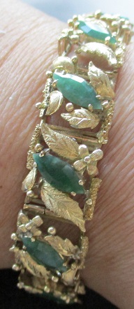 xxM1332M 14k yellow gold bracelet Takst-Valuation N.Kr. 35 000
